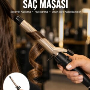230 Derece Isı Ayarlı Seramik Saç Maşası 25 mm Yeni Nesil