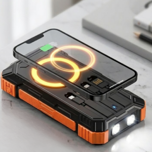 20000 mAh Powerbank Güneş Enerjili Kablosuz Şarj Hızlı Şarj Taşınabilir Batarya (Kopya)
