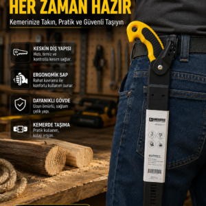 Ahşap ve Dal Kesiminde Etkili Bahçe Bıçkısı
