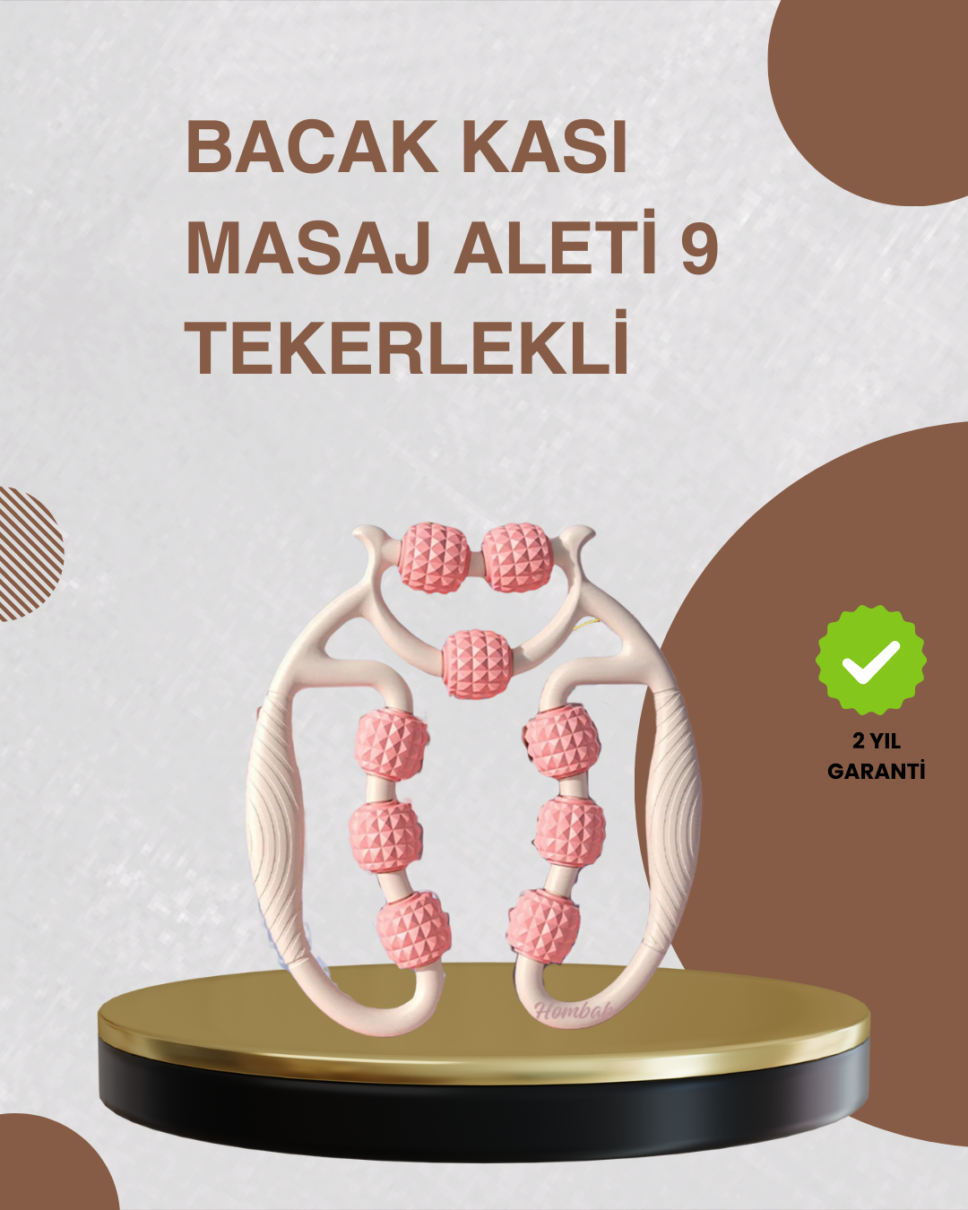 Plastik Masaj Aleti Derin Doku Kas Gevşetici Rulo