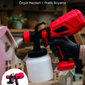 21V Güçlü Motor ile Profesyonel Boyama Performansı
