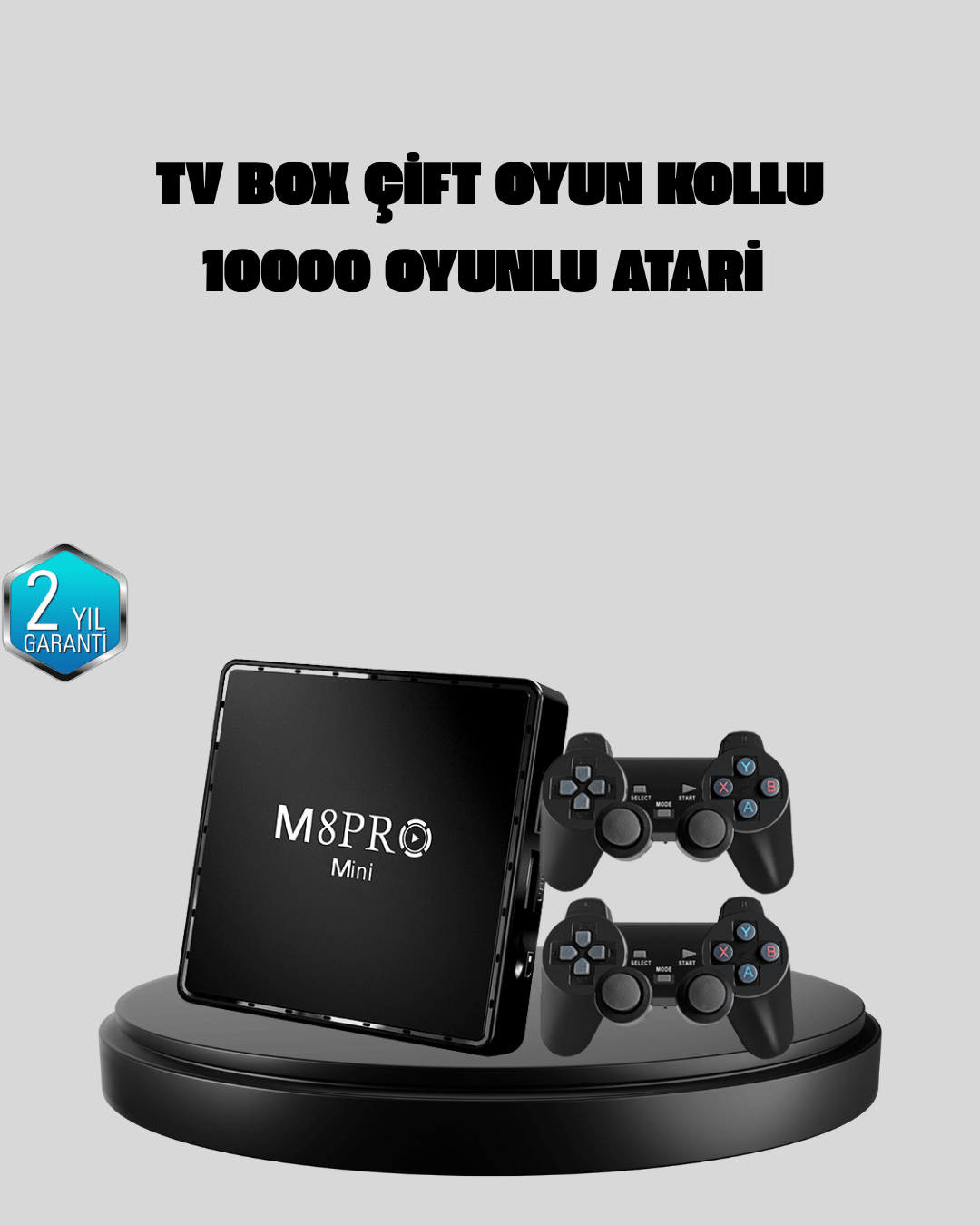 10K Ultra HD M8Pro Mini 2 – 64 GB Depolama, Android 12, Oyun ve TV Deneyimi Bir Arada