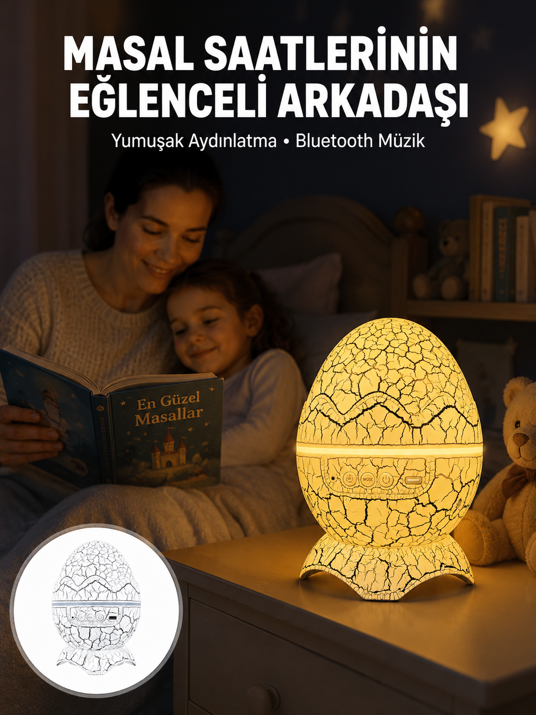 Ayarlanabilir Parlaklık ve Sis Efektli Atmosfer Lambası Yeni Nesil
