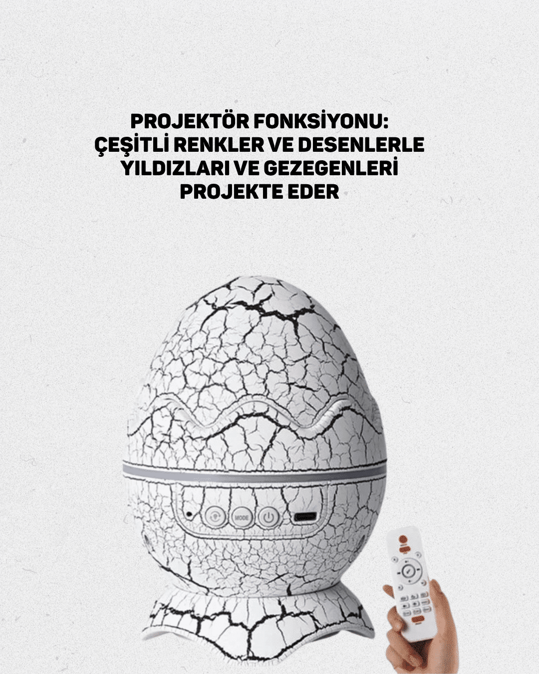 Dinazor Yumurta Gece Lambası Yeni Nesil