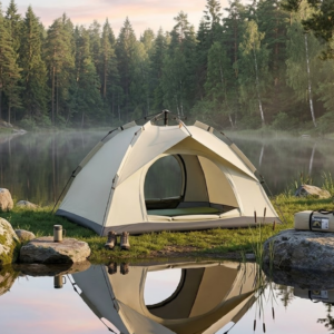 2 3 Kişilik Otomatik Kamp Çadırı Suya Dayanıklı Çift Astarlı Outdoor Çadır