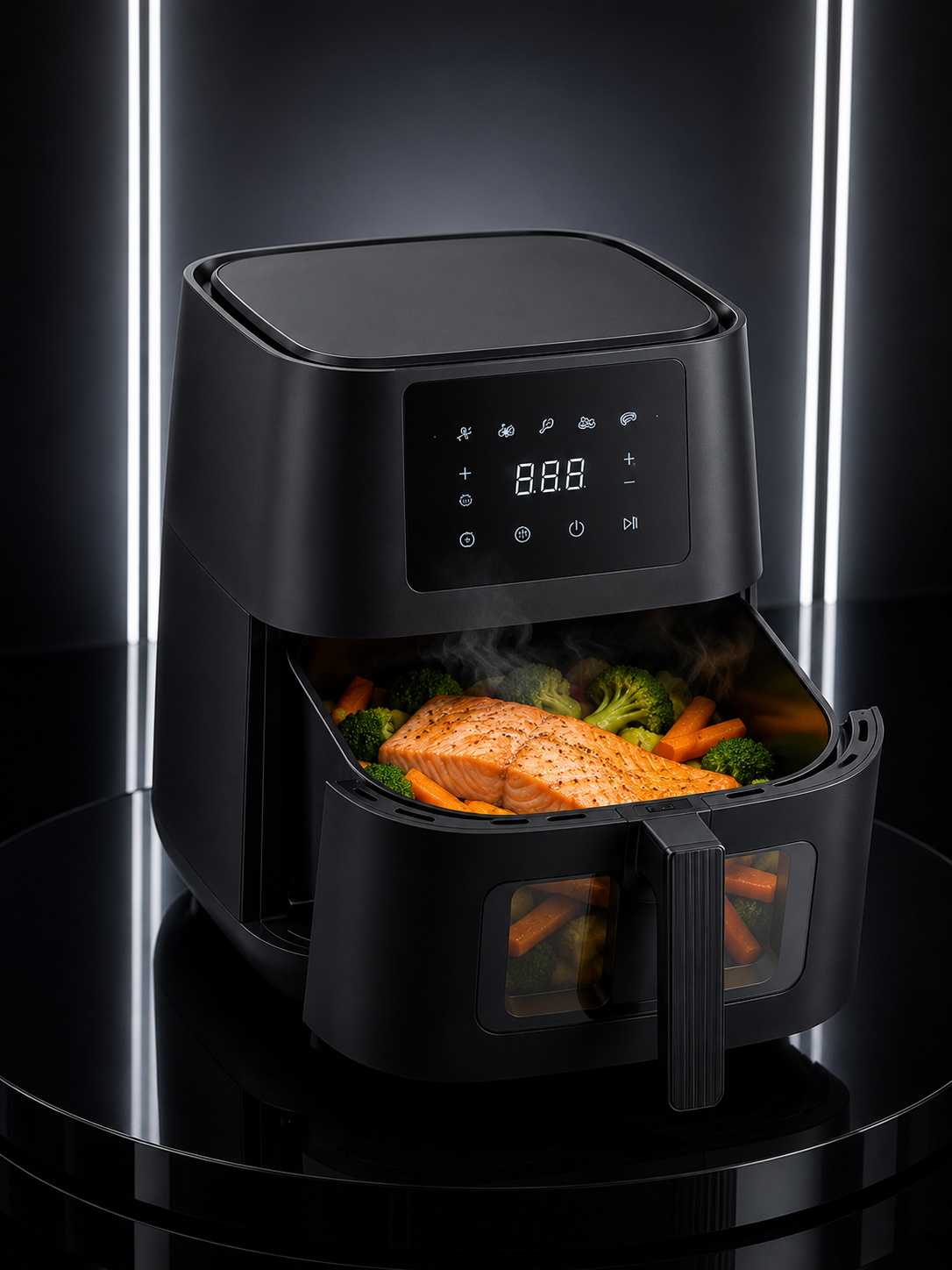 Air Fryer Mutfak Pişirme Cihazı Çok Programlı Dokunmatik
