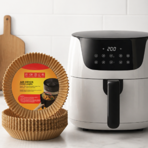 100 Adet Airfryer Kağıdı Su Geçirmez Yağ Tutmaz Pişirme Altlığı