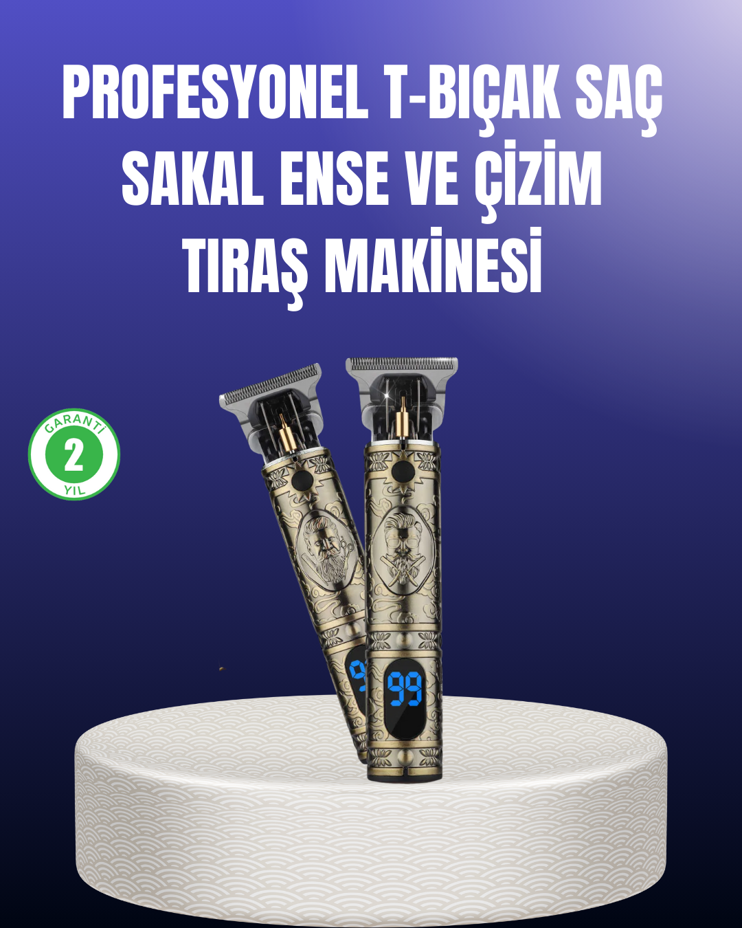 Erkek Bakım İçin Profesyonel Şarjlı Tıraş Makinesi