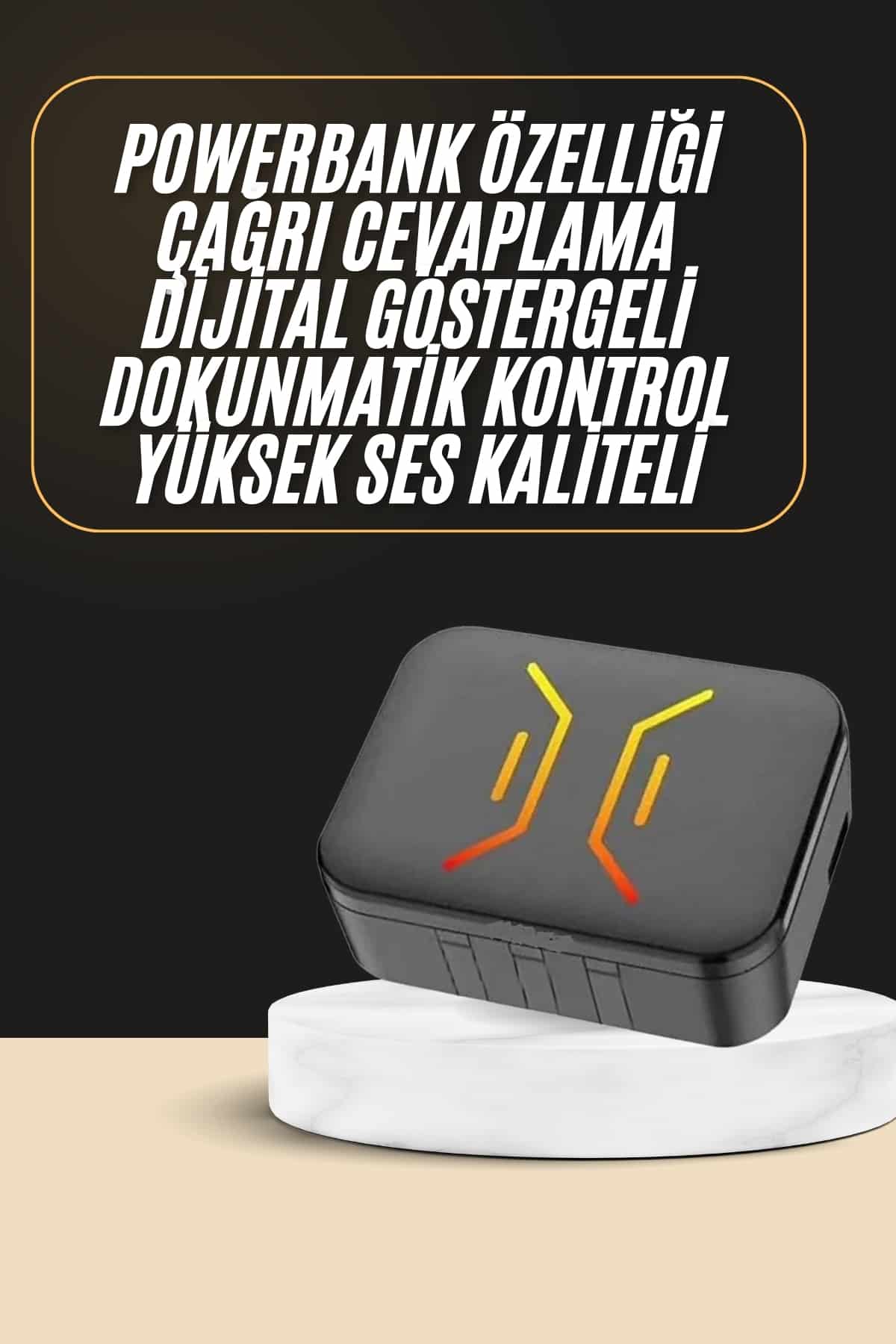 Powerbank Bluetooth Kulaklık Oyuncu Kulaklığı Yüksek Ses Kaliteli Yeni Nesil