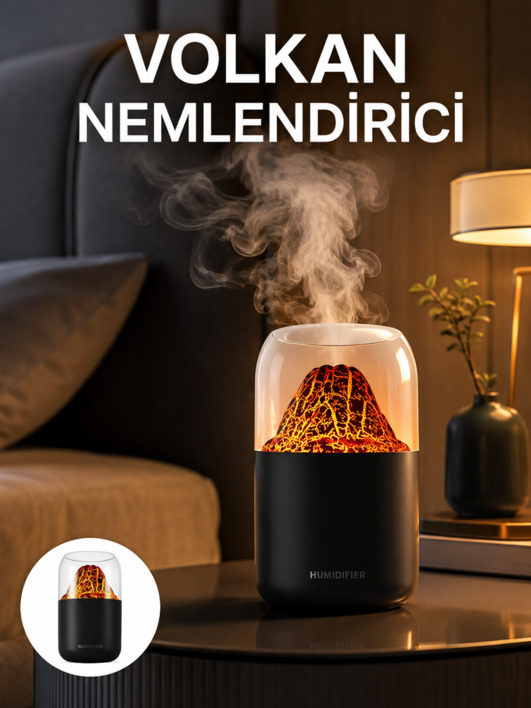 Alev Efektli Ultrasonik Difüzör Yeni Nesil