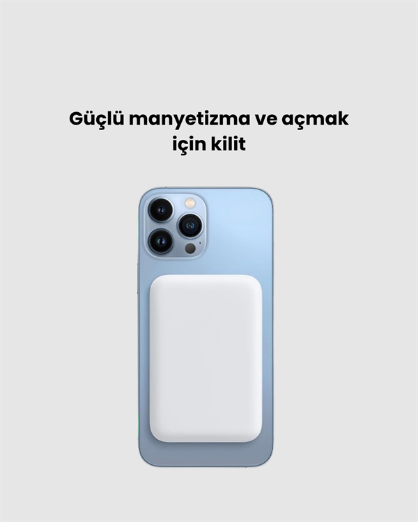 Ultra Kompakt ve Güçlü – MagSafe Powerbank 10000 mAh ile Kablosuz Şarj Deneyimi