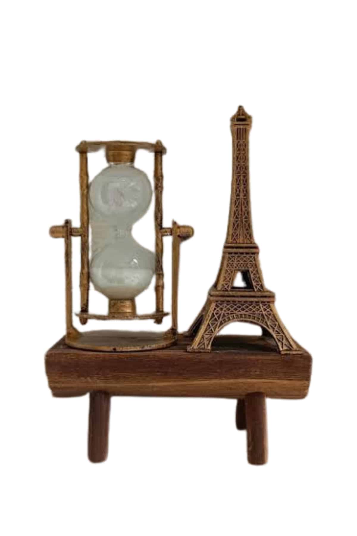 Paris Eyfel Kulesi Hediyelik Eyfel Retro Kum Saati Dekoratif Eşya Yeni Nesil