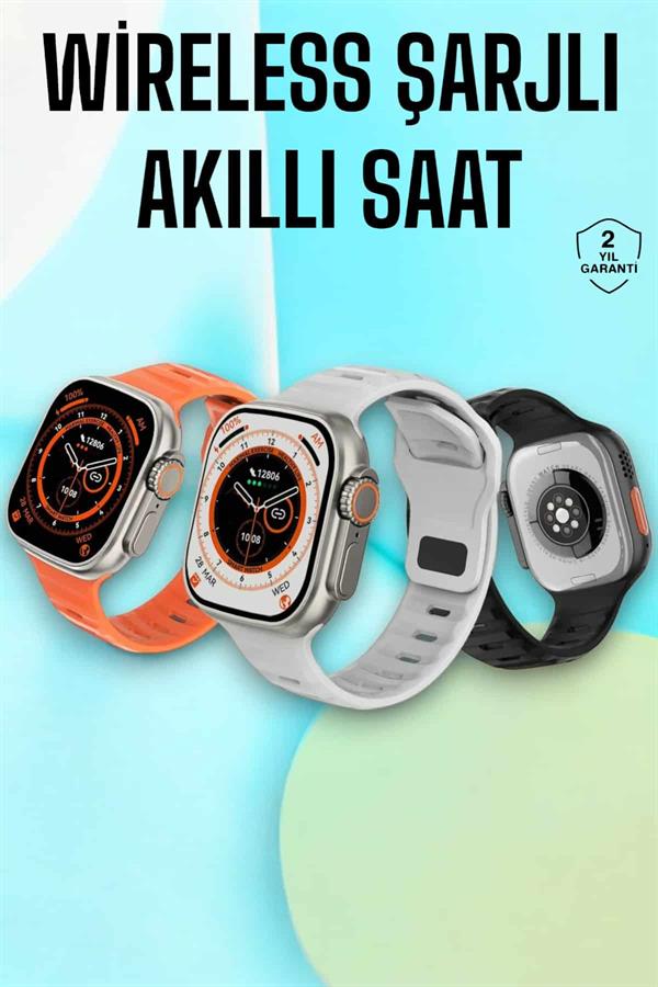 Akıllı Saat Nabız Ölçebilen Yeni Nesil GPS ve Adımsayar Özelliği (Kopya)