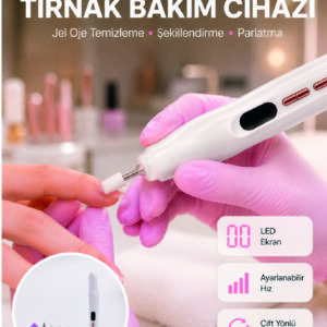 Evde ve Profesyonel Kullanıma Uygun Tasarımlı Tırnak Bakım Cihazı