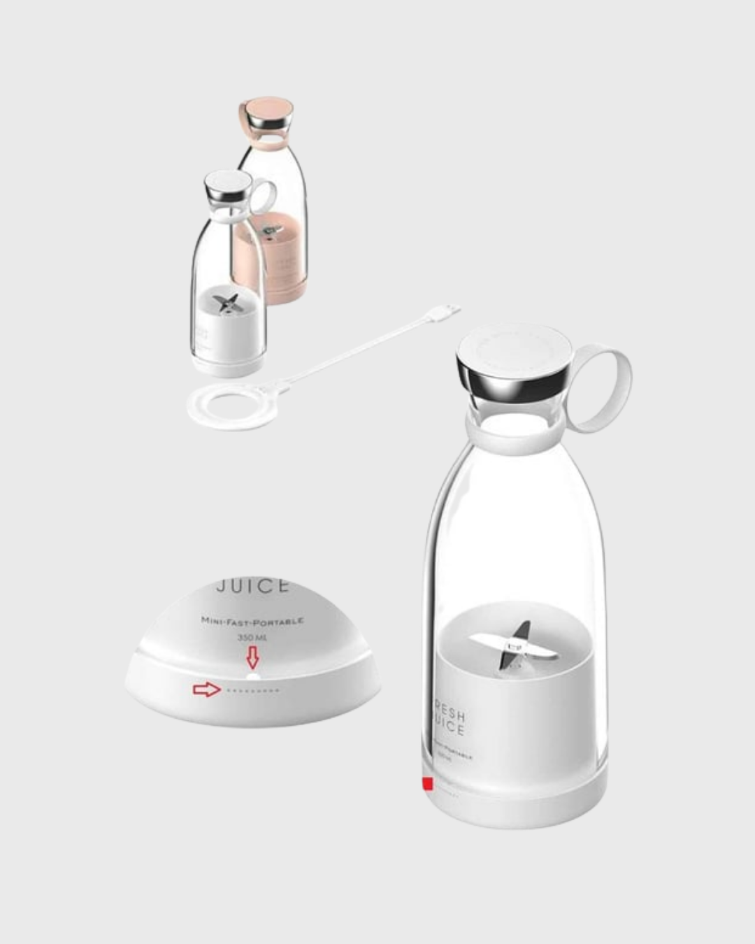 USB Şarjlı Kablosuz Blender – Taşınabilir, Kompakt ve Çevre Dostu Meyve Sıkıcı