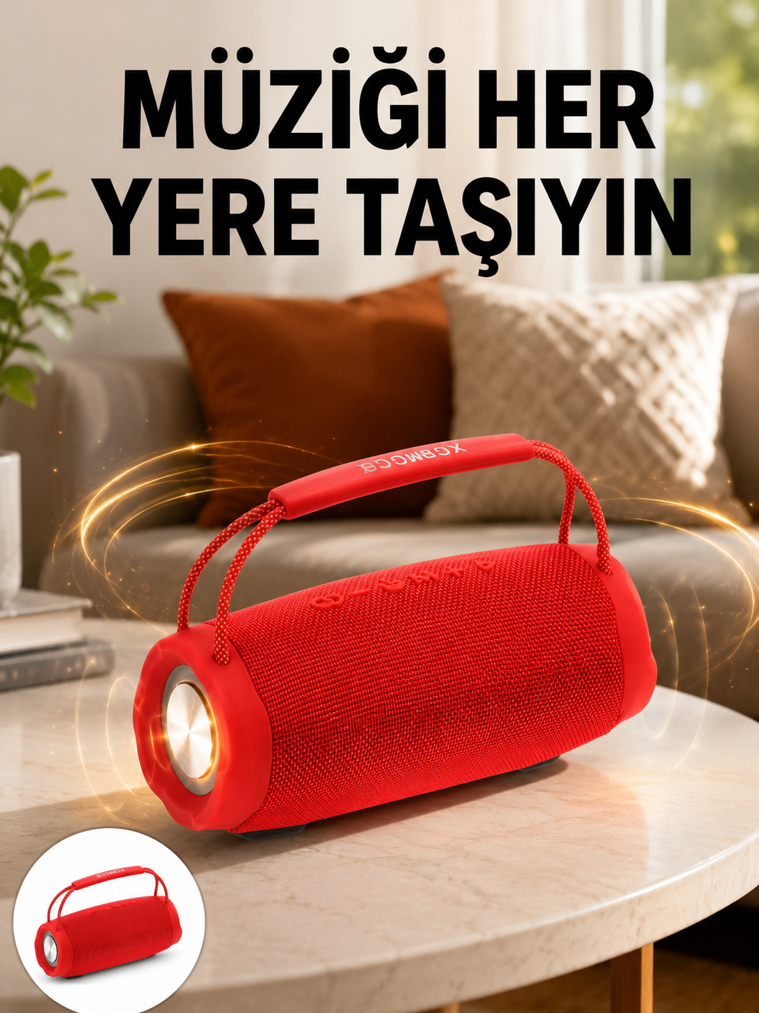 IPX6 Su Geçirmez Bluetooth 5.1 Taşınabilir Hoparlör Çift 10W Yeni Nesil