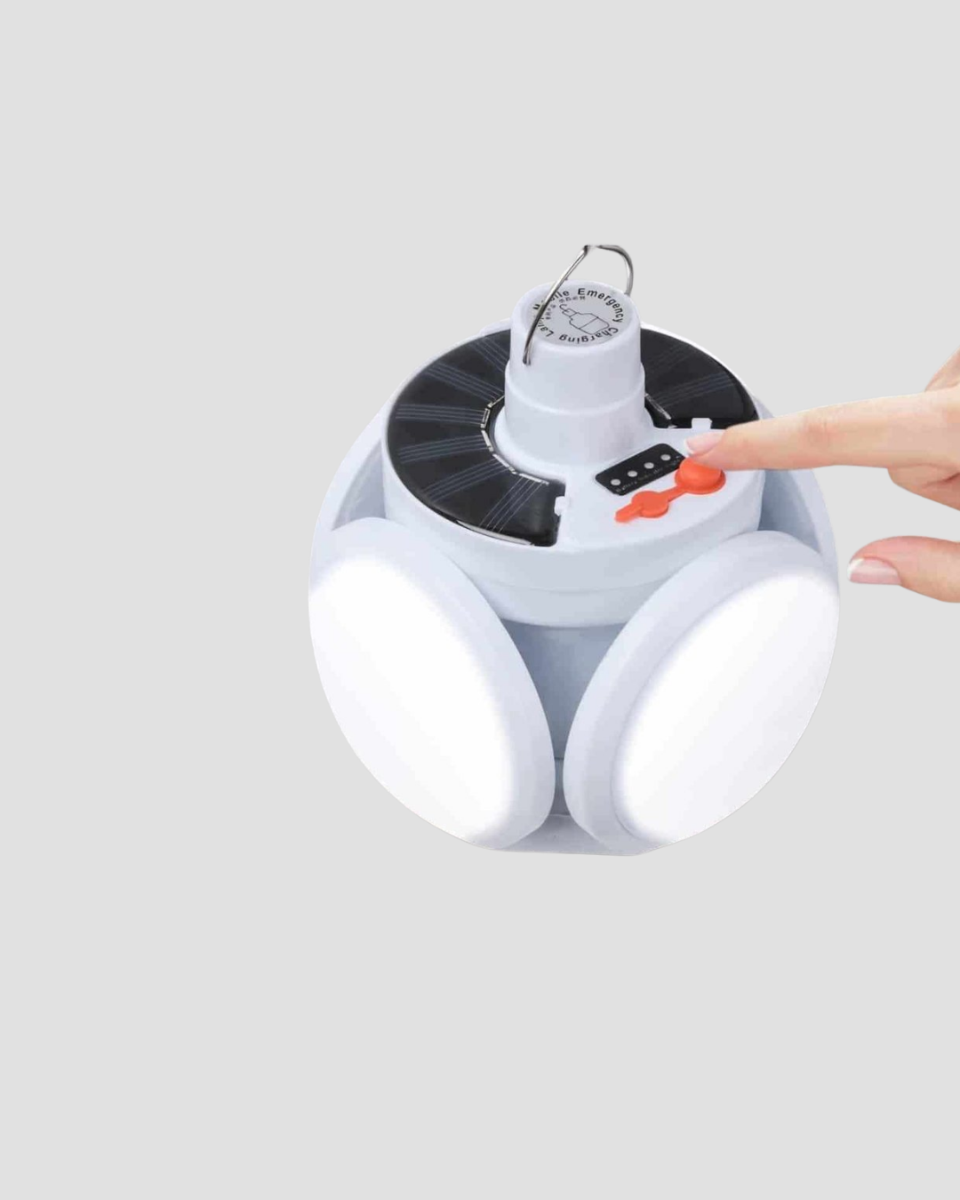 USB ve Solar Şarjlı Katlanabilir 5 Taraflı LED Lamba