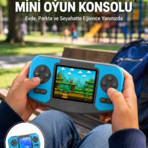 Taşınabilir Mini Video Oyun Konsolu Ergonomik Tasarım