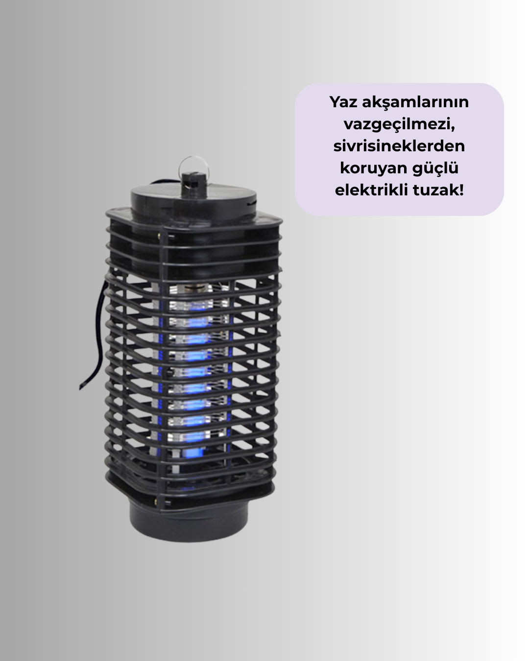 Çevre Dostu Elektrikli Sivrisinek Öldürücü Lamba – 50m² Etki Alanı Yeni Nesil