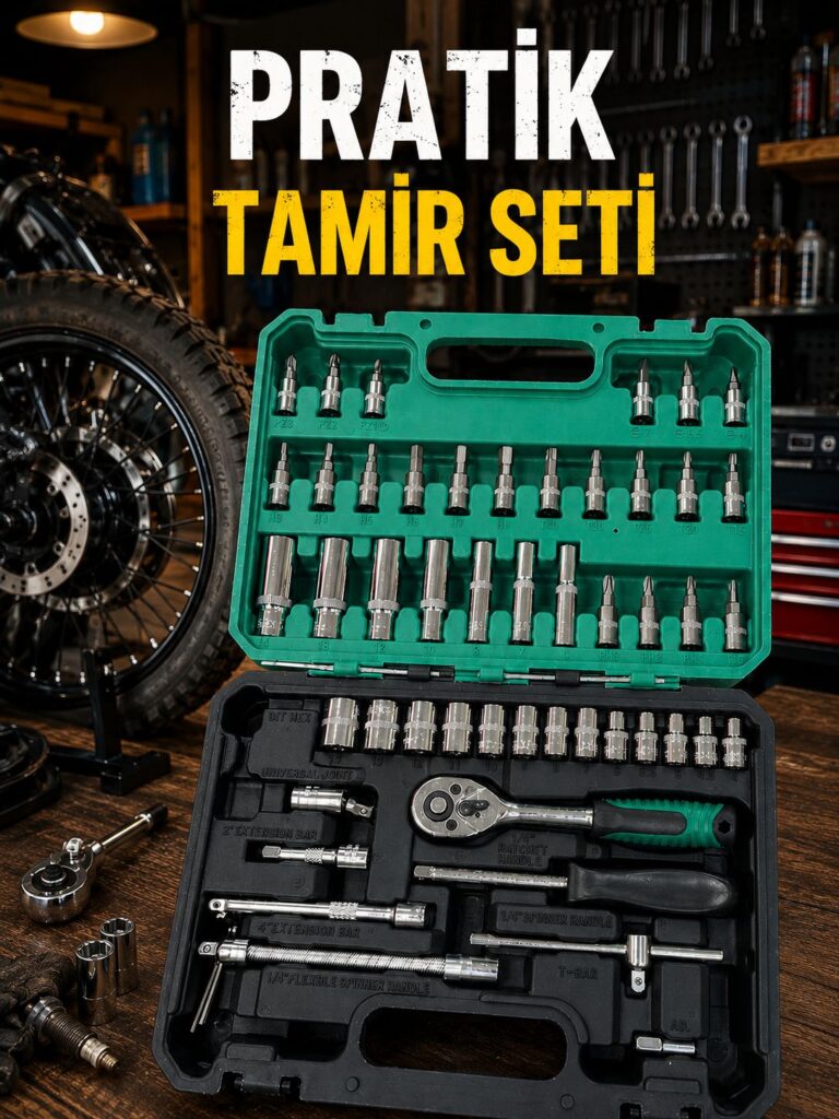 Taşıma Çantalı 53 Parça Tamir Takımı