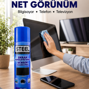 Parmak İzi ve Tozu Kolayca Temizleyen Ekran Temizleyici