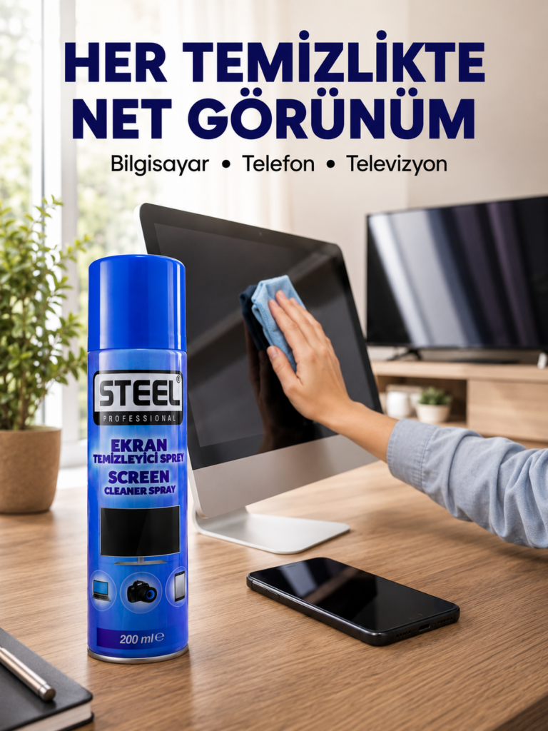 Parmak İzi ve Tozu Kolayca Temizleyen Ekran Temizleyici