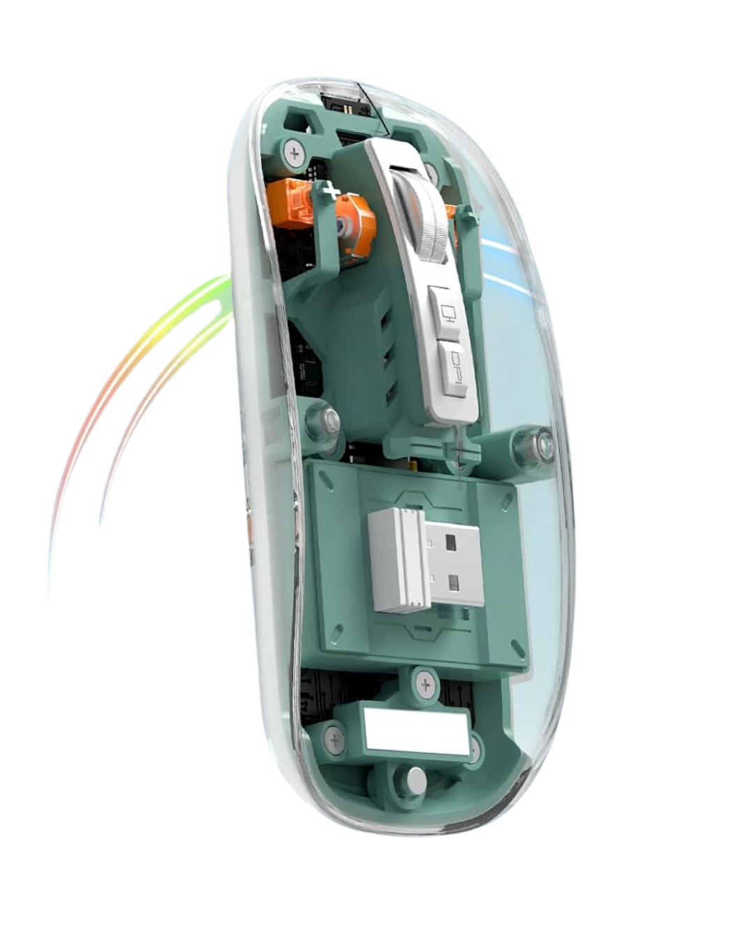 Pilli Kablosuz Mouse Bluetooth ve USB Uyumlu Sessiz Tıklama Yeni Nesil