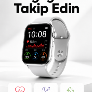Yeni Nesil Akıllı Saat Adımsayar, GPS, Nabız Ölçer, Uyku ve Sağlık Takibi (Kopya)