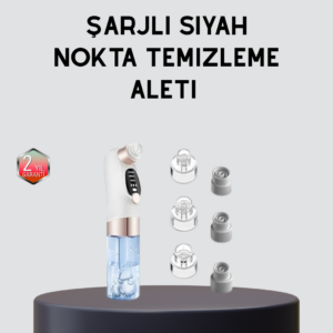3 Kademeli Vakumlu Gözenek Temizleme Cihazı – Cilt Yenileyici Masaj ve Derin Temizlik