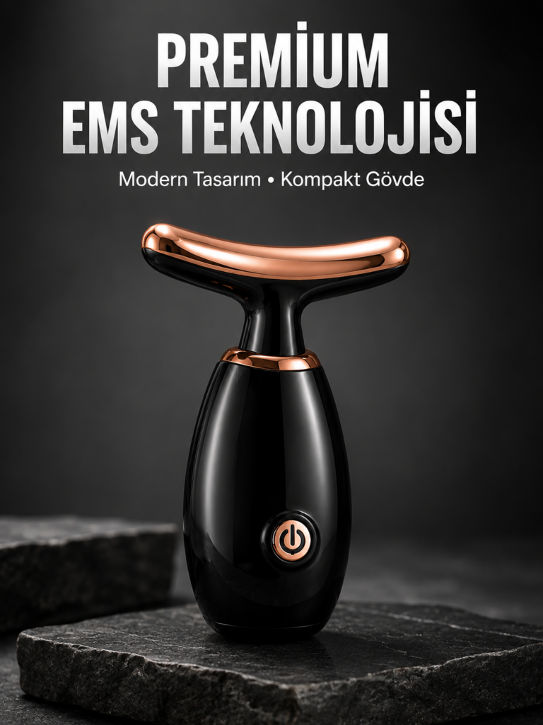 Kırışıklık Karşıtı Ultrasonik Titreşimli Yüz Masaj Aleti Yeni Nesil