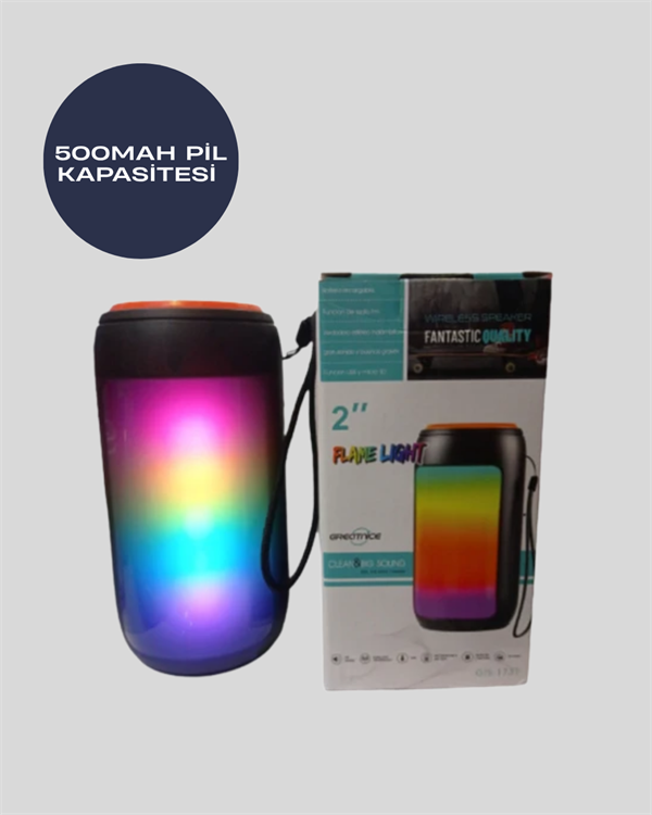 Mini LED Bluetooth Hoparlör GTS 1731 – Çoklu Ortam Desteği ve Hafif Tasarım