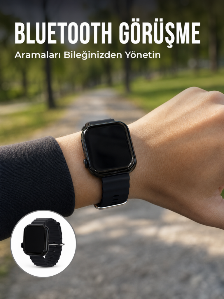 AMOLED Akıllı Saat Sağlık ve Spor Takip Özellikli