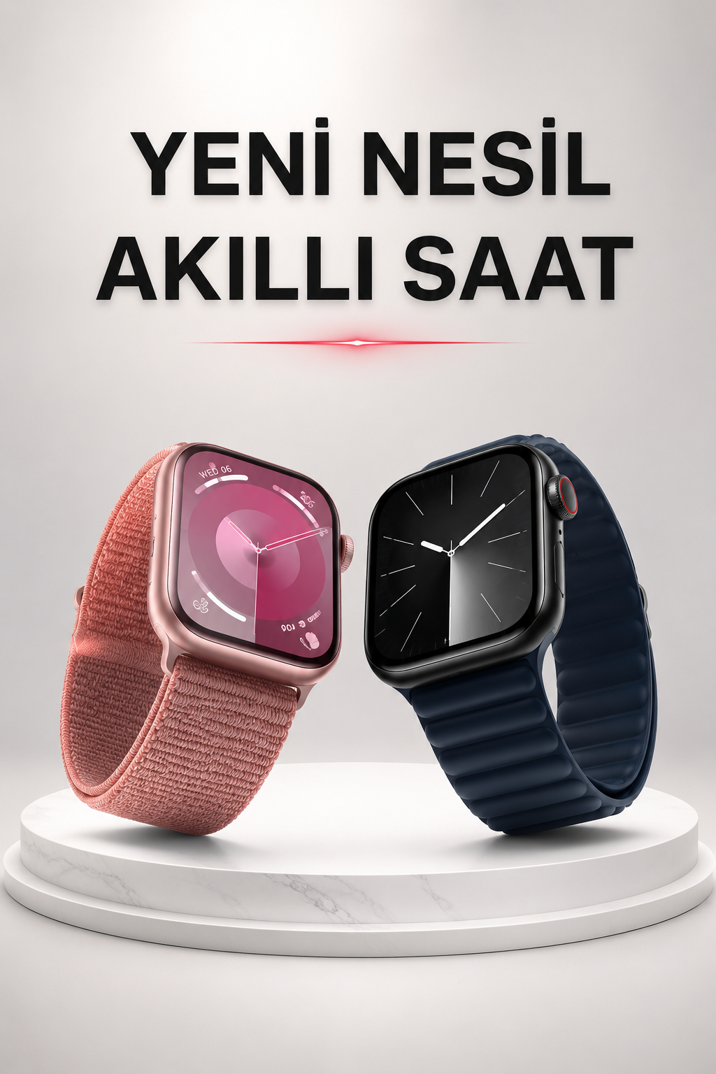 Akıllı Saat İos Andorid Destekli Arama Özeliği Sensörlü Bluetooth Bağlantılı