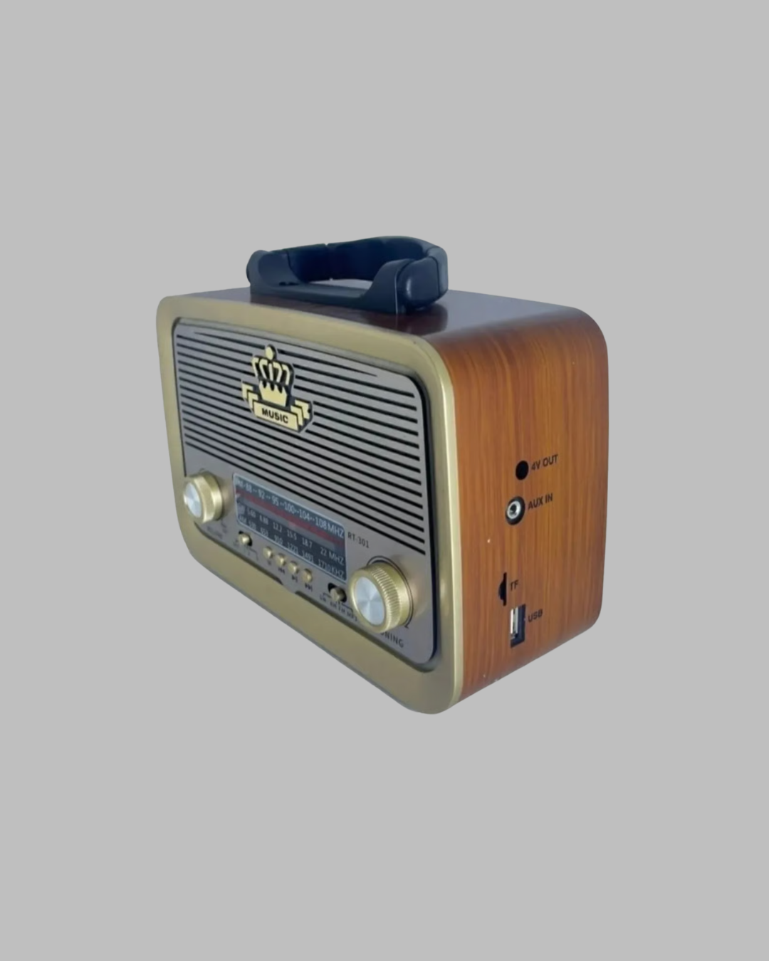 Nostalji Bluetooth Radyo FM AM SW Ahşap Eskitme Tasarım Yeni Nesil