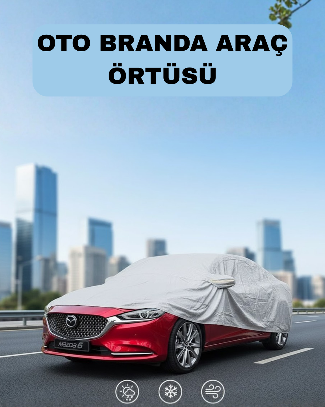 Corolla Auris Yaris Focus Fiesta Civic Uyumlu Oto Brandası Dış Mekan Dayanıklı