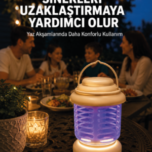 İç ve Dış Mekân Kullanımına Uygun Sinek Kovucu Lamba