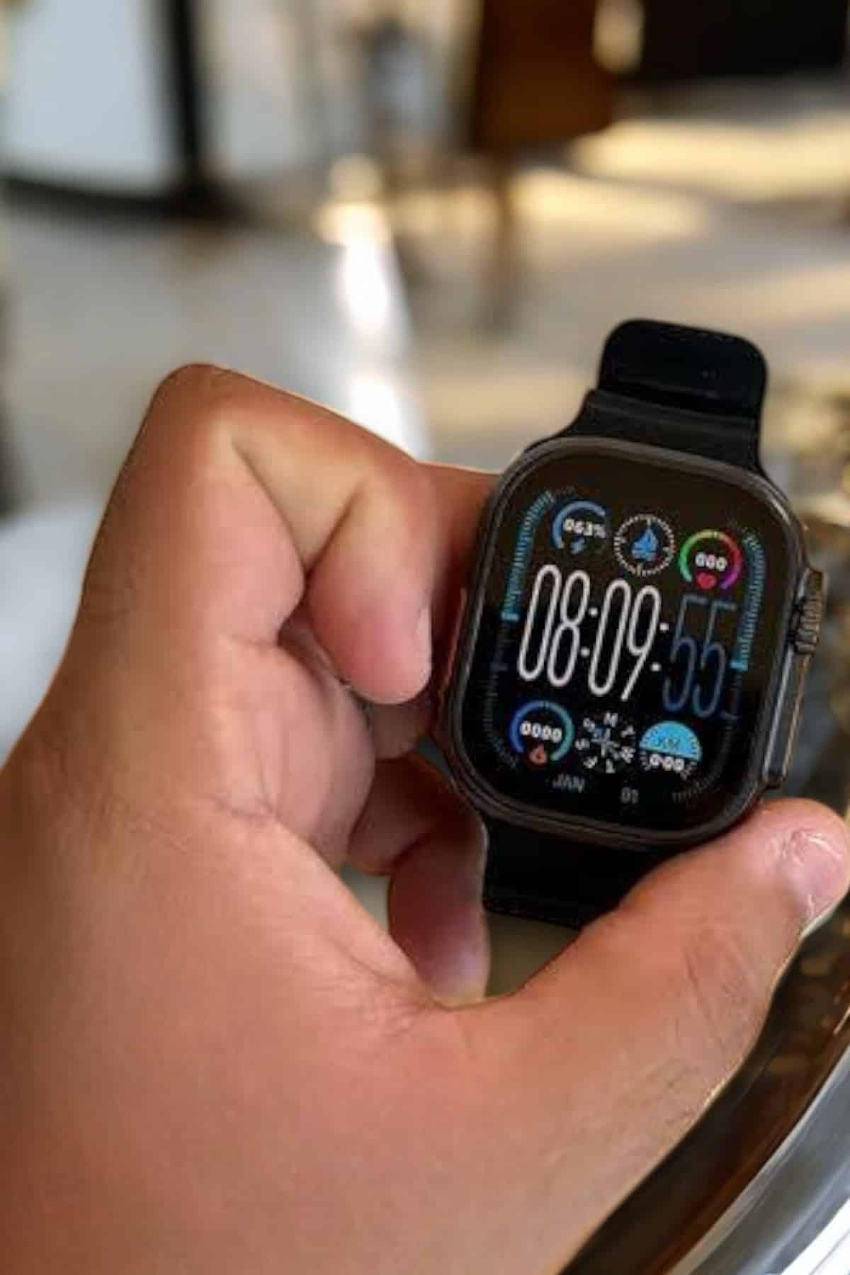 Akıllı Saat Amoled Ekran NFC Uyumlu Spor Modları Android ve İOS Uyumlu