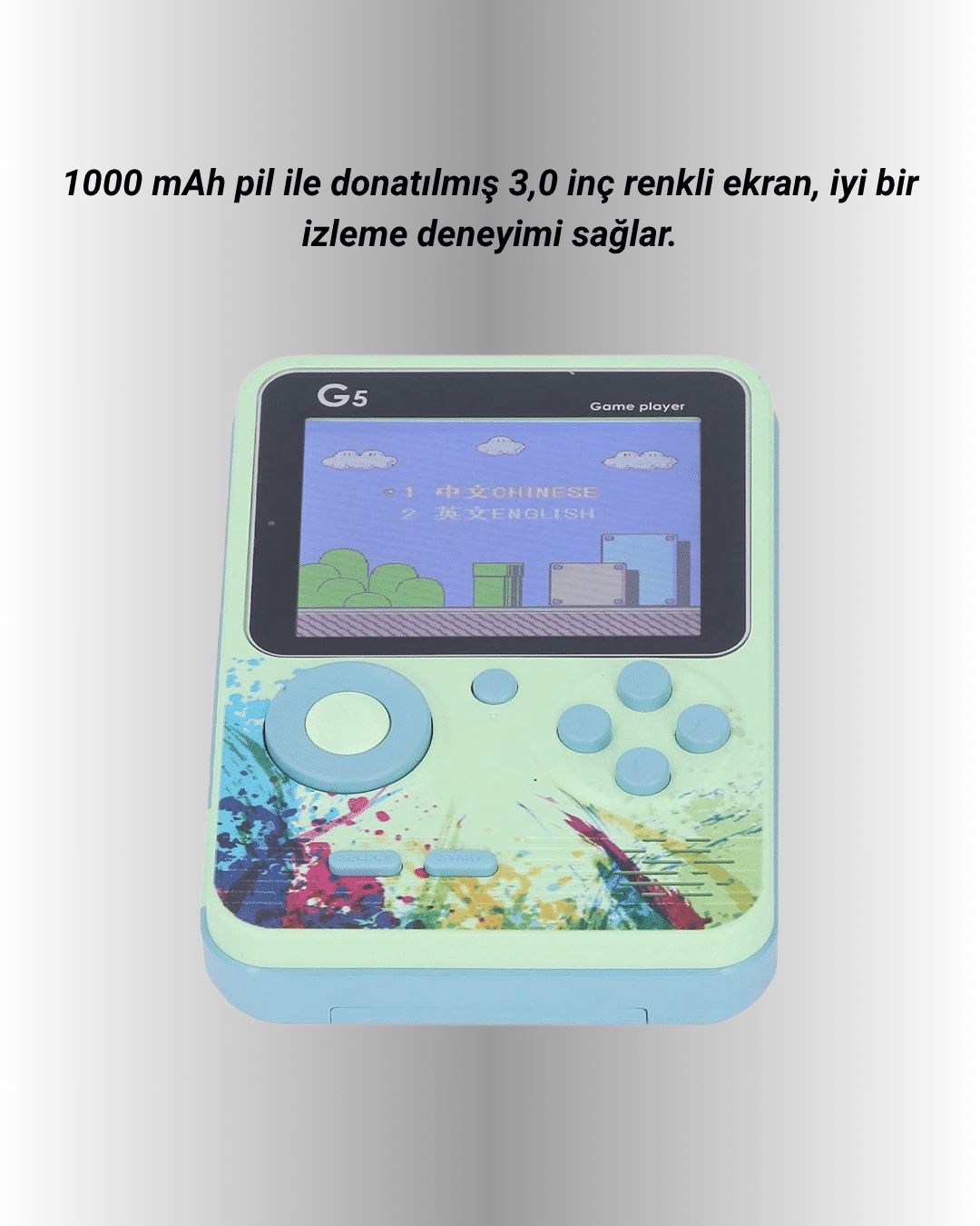 G5 Game Box Retro Mini Oyun Konsolu – 500 Dahili Oyun Yeni Nesil