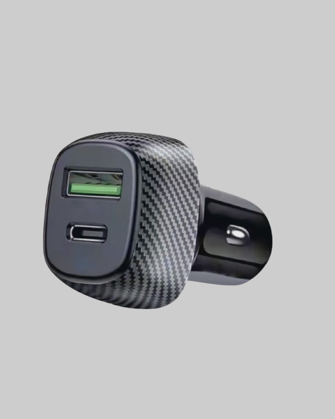 Araç Tipi Hızlı Şarj Adaptörü Type-C PD USB Çift Port Kompakt