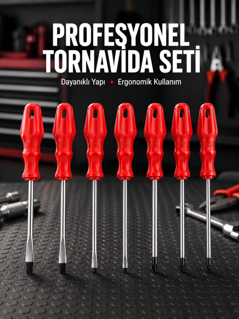 Profesyonel ve Günlük Kullanıma Uygun 7li Tornavida Seti