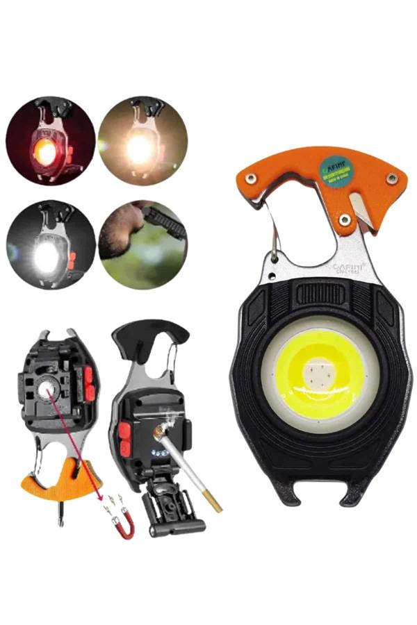 El Feneri LED Anahtarlık Çok Fonksiyonlu Mini