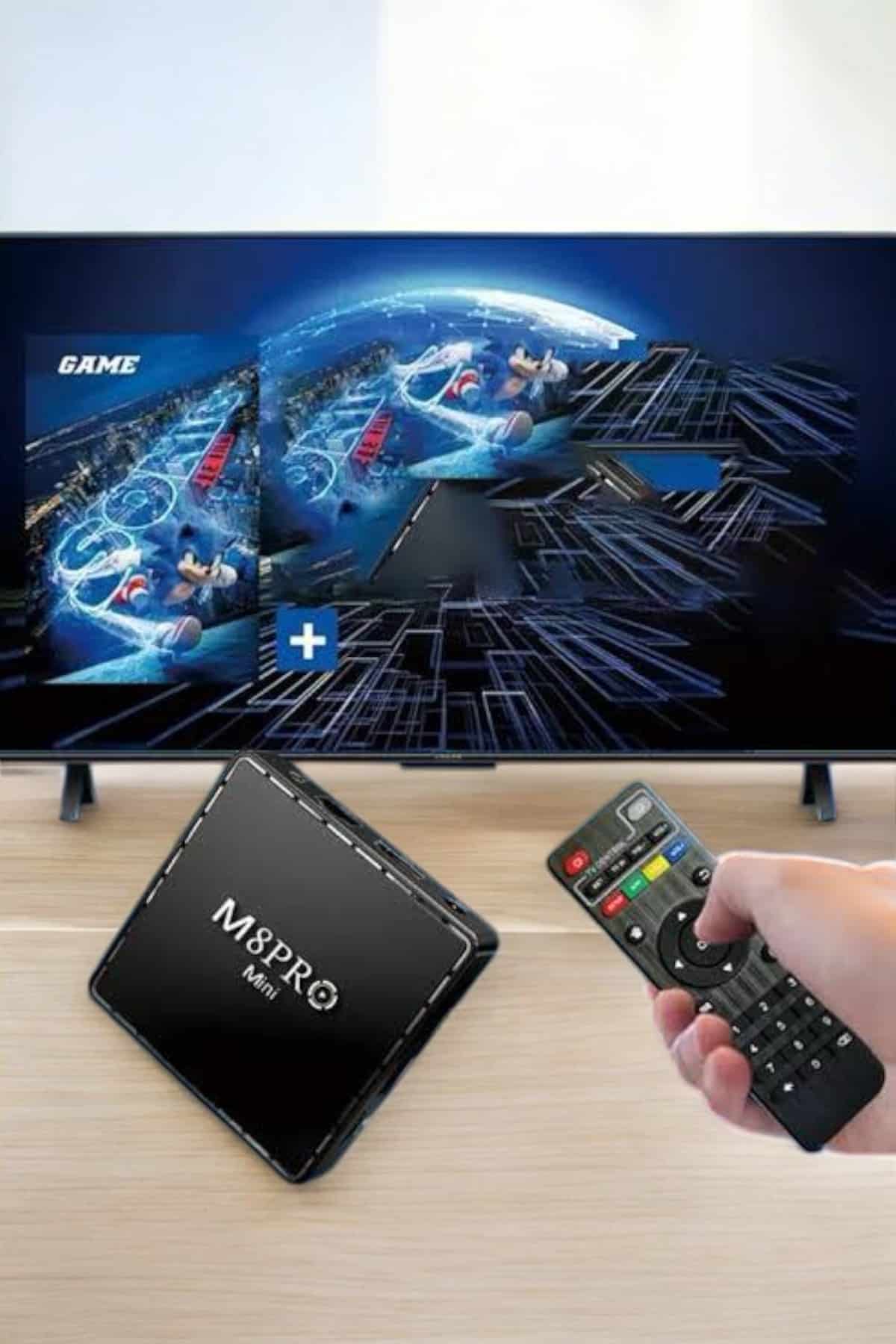 Oyun Konsolu Çift Kollu 1000 Oyunlu TV Box Netflix Youtube Atari
