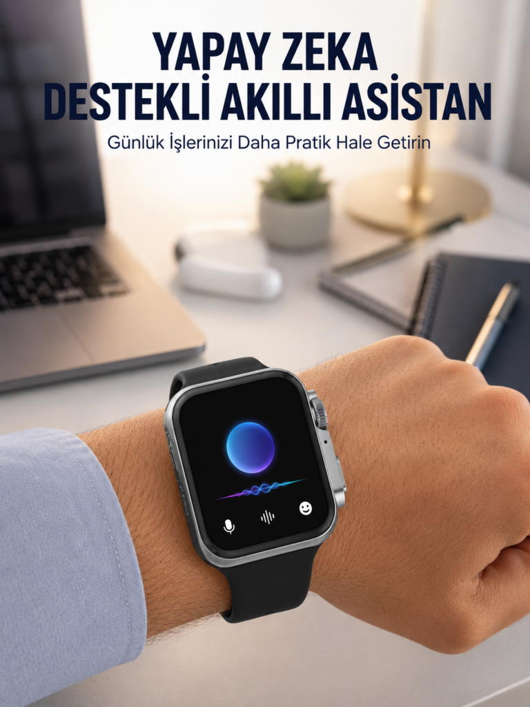RS12 PRO+ 2025 Serisi Garantili Özel Üretim Akıllı Saat – AMOLED Ekran, GPS, 2GB Hafıza, Sesli Görüşme, Uzun Şarj Süresi Yeni Nesil