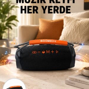10W Çift Çıkış Güçlü Bluetooth Hoparlör Eller Serbest Yeni Nesil