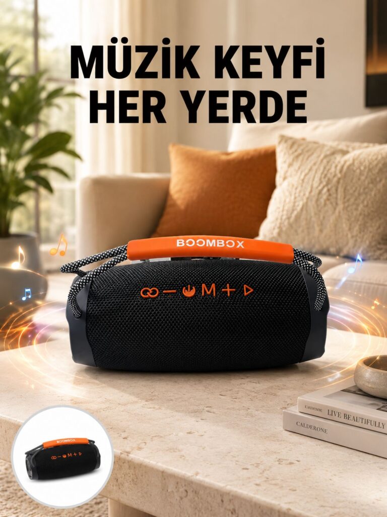 10W Çift Çıkış Güçlü Bluetooth Hoparlör Eller Serbest Yeni Nesil