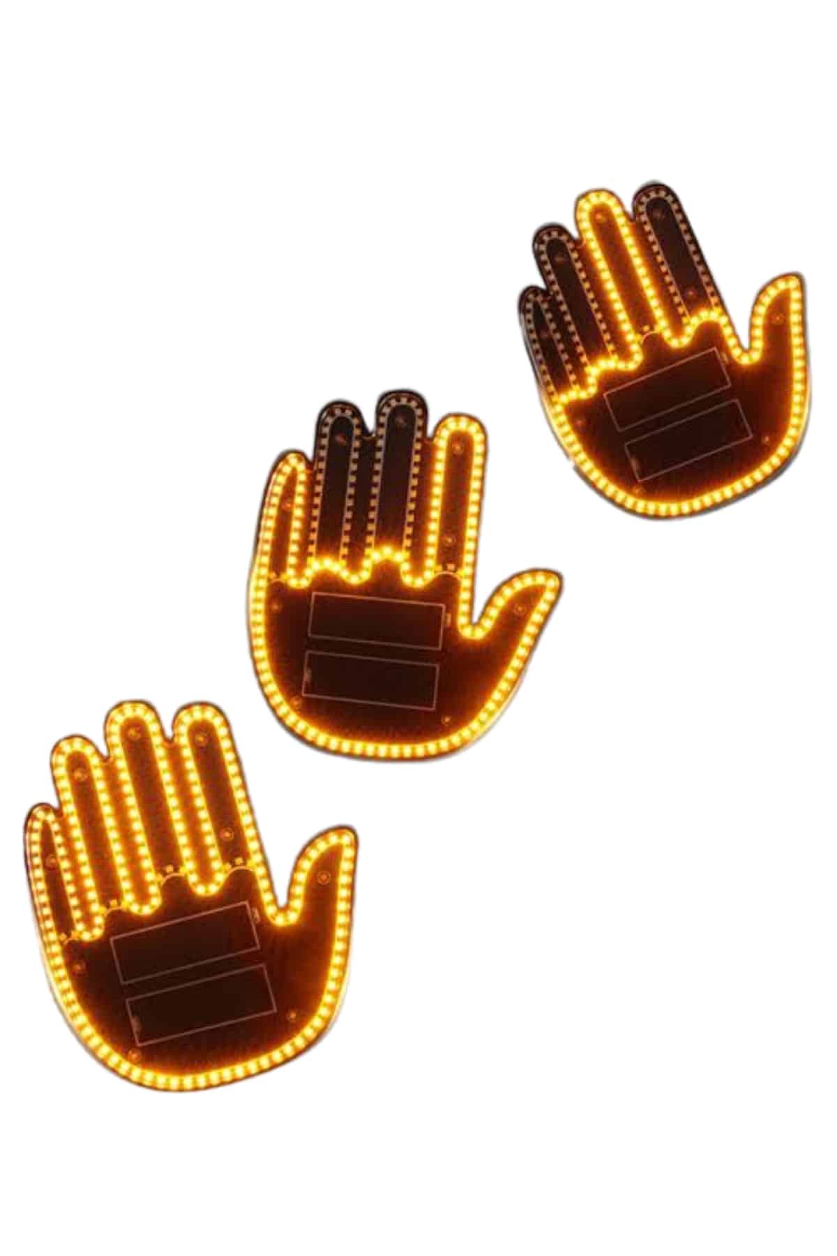 PARMAK LED AMBER RENKLİ IŞIK