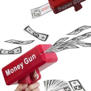 Para Dolar Atma Makinası Super Money Gun Para Saçma Fırlatma Tabancası