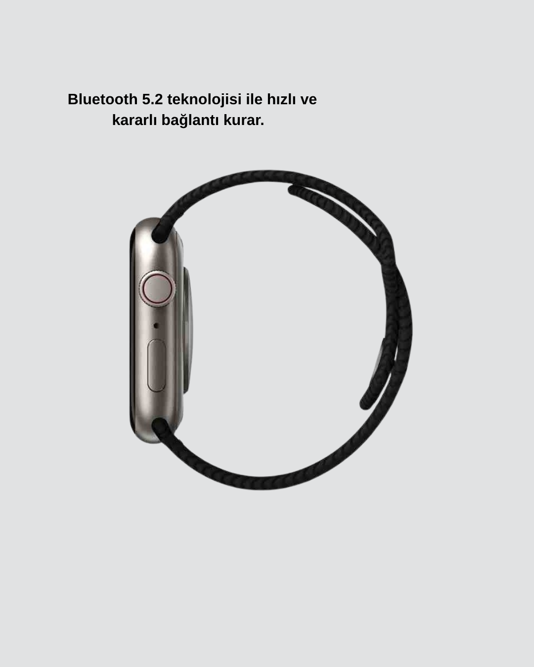 Bluetooth 5.2 Akıllı Saat Kablosuz Şarjlı Sesli Asistanlı 420 mAh Günlük Kullanım