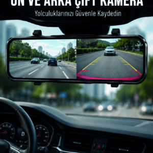 Ayna Carplay Dokunmatik Araç Multimedya Ekranı Ön Arka Kameralı
