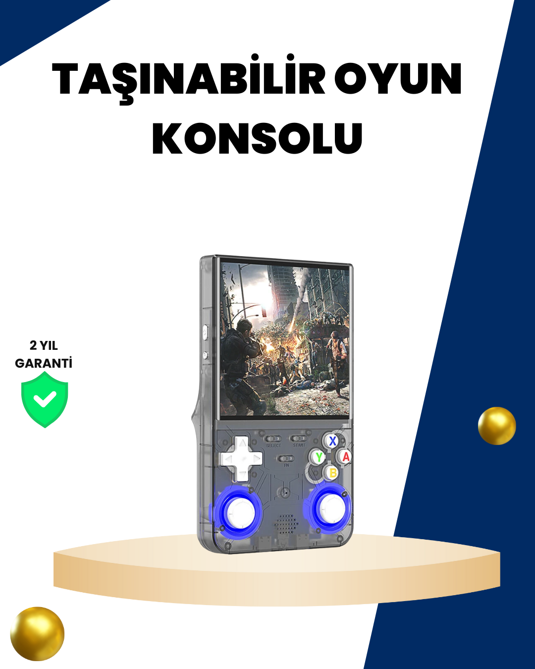 64GB Retro Oyun Konsolu 10.000 Oyunlu Taşınabilir El Konsolu